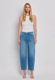 High Rise Barrel Leg Jeans