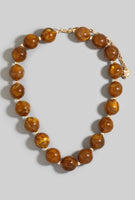 Large Resin Ball Beaded Necklace 3 Colors