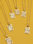 Petite Initial Charm Necklace