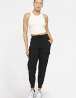 High Waisted Side Pocket Joggers