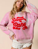 Santa Baby Sequin Sweater