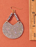 Glitter Beaded Earrings- 2 Colors