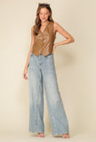 Faux Leather Vest