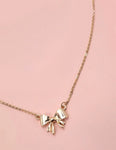 Ribbon Bow Necklace