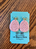 Clay Easter Egg Earrings- 8 Styles