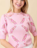 Pink Vines Top