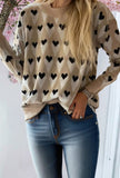 Neutral Hearts Sweater