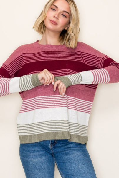 Wine and Olives Sweater