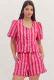 Scallops and Stripes Top