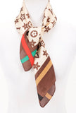 Brown Neck Scarf
