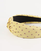 Fabric Polkadot Top Knot Headband 4 Colors