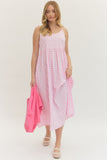 Pink Gingham Twofer Dress- 2 Pieces, 1 Price