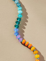 Natural Agate Stone Beaded Necklaces 8 Colors