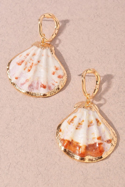 Seashell Dangle Earrings