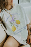 Make Limoncello Graphic Tee Ash Grey