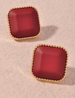 Square Post Earrings 3 Colors