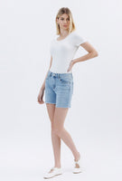 High Rise Midi Shorts- 6” Inseam