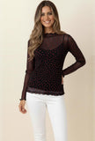 Hot Date Mesh Top