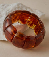 Acrylic Color-block Stretch Bangle 4 Colors