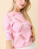 Pink Vines Top