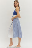 Gone Sailing Tank Dress- 1 Large Left