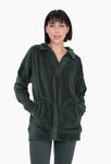 Corduroy Pullover Deep Forest