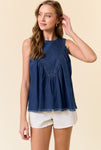 Denim Dreams Top