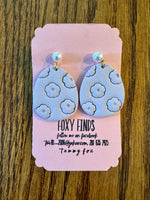 Clay Easter Egg Earrings- 8 Styles