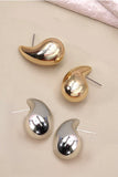 GRACEFUL GOLD LIGHTWEIGHT TEARDROP EARRINGS