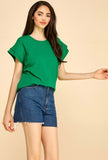 Double Dutch Top Kelly Green