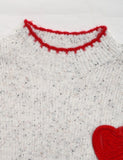 Heart Patch Sweater