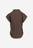 Wynn Suede Top Brown