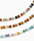Brown Marble Color Pearl Beaded Necklace