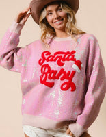 Santa Baby Sequin Sweater