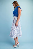 Blueberries Midi Dress