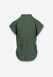Wynn Suede Top Green