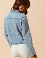 Scalloped Denim Jacket