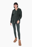 Corduroy Pullover Deep Forest
