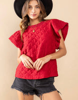 Beatrice Top-Red by