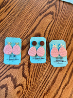 Clay Easter Egg Earrings- 8 Styles