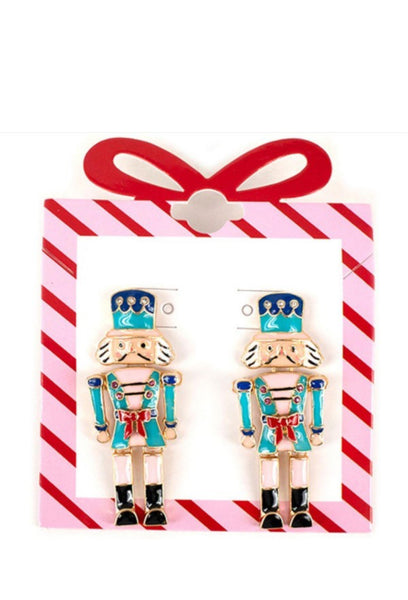 Nutcracker Soldier Post Earring