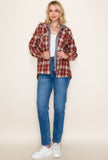Briar Two-fer Plaid Hoodie Jacket