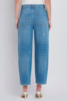 High Rise Barrel Leg Jeans