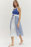 Gone Sailing Tank Dress- 1 Large Left