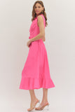 Pink Twist Dress