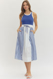 Gone Sailing Tank Dress- 1 Large Left