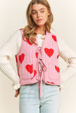 Quilted Hearts Vest