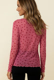 Sweetheart Mesh Top