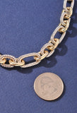 Two Tone Oval Link Necklace