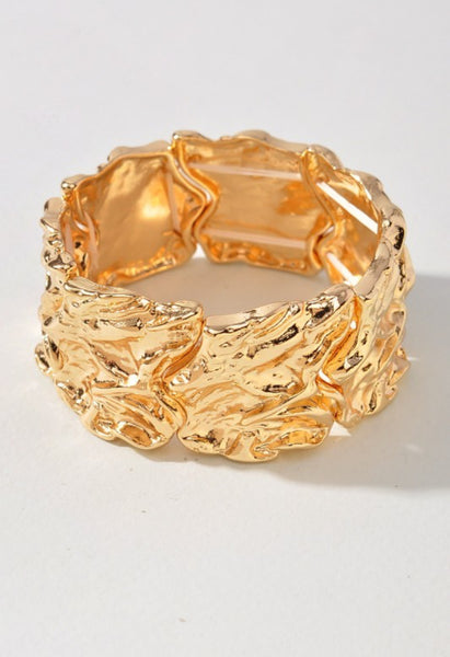 Textured Metal Bracelet